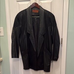 VTG Black Leather Jacket